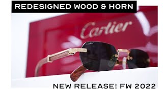 The Best EVER Cartier Frames? NEW Wood & Buffalo Horn Glasses + Sunglasses  2022! - YouTube