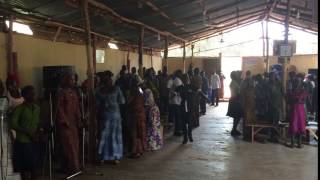 Togolese Congregation Dancing with the Praise Music