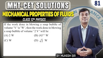 f the work done in blowing a soap bubble of volume 