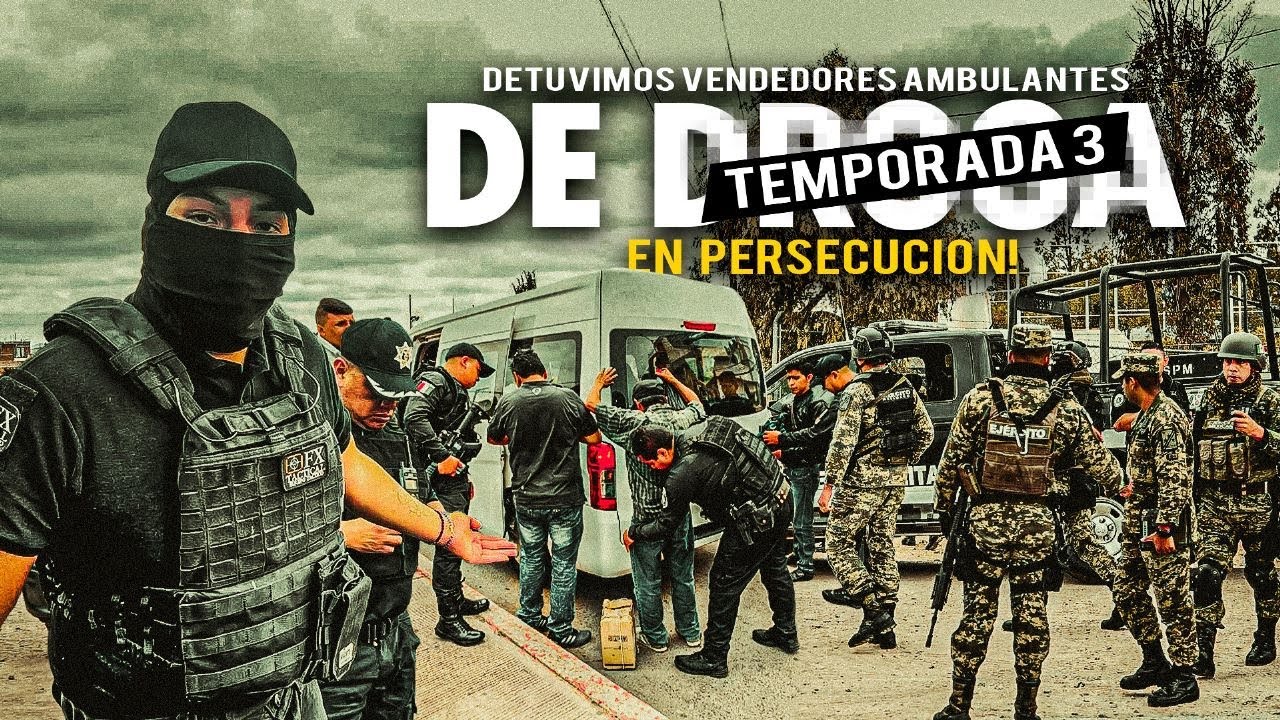 FUERTE PERSECUCIÓN Para CAPTURAR VENDEDORES AMBULANTES de DROGA 💊/ tem-3