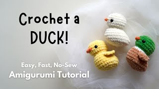 Crochet Duck Tutorial (No Sewing!) screenshot 3