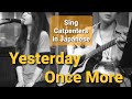 【Yesterday once more】日本語で歌ってみた/Carpeners&times;Japanese cover アレンジカバー