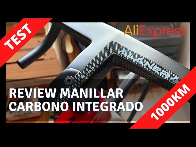 MANILLAR DE CARBONO ALIEXPRESS PARA CARRETERA MARCA TOSEEK, COMO ENCINTAR  MANILLAR BICI DE CARRETERA 