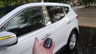 2013 Hyundai Santa Fe Door Lock/Key Fob Issue