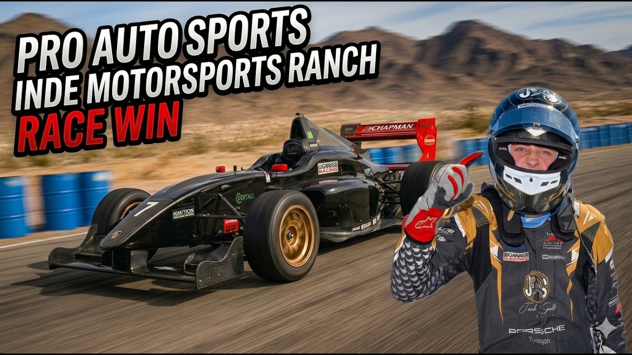 Jack Speth — Race win at Inde Motorsports Ranch with Pro Auto Sports