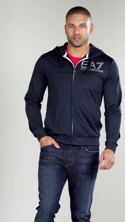 Studio - Emporio Armani EA7 Visibility Zip Through Hoody
