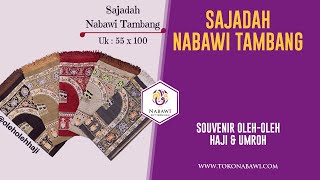 Sajadah Nabawi Tambang Tanggung Traveling Murah Oleh Oleh Haji Umroh