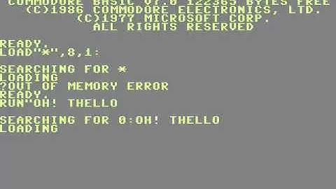 C128 COMMODORE 128 PROBLEM Oh! Tello 19xx b   Copy   Copy COPIER