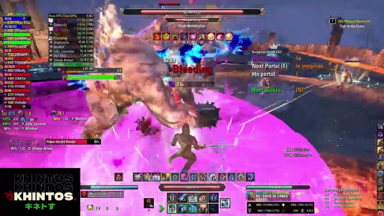 ESO | Bahsei HM 1 Portal - 2min40 | Pov Nécro Tank | Gold Road U42