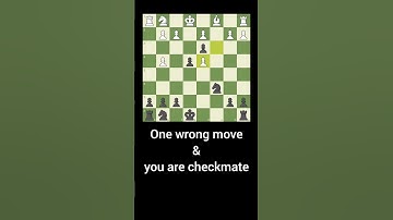 One wrong move #chess #checkmate #chesstraps #chessgame