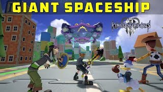 Defeat the Giant Heartless Spaceship | Galaxy Toy Store Boss Fight | Kingdom Hearts 3 screenshot 1