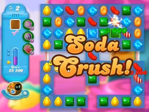 Candy Crush Soda Saga Level 1717 No Boosters Youtube