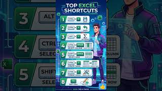 Best Excel Productivity Shortcuts 2026 🔥 Excel #MSExcel #ExcelShortcuts #ExcelTips #DreamTrackAI