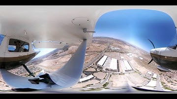 360 CAM - Cessna 150 Flying the Pattern at Deer Valley Airport, Arizona