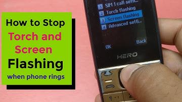 lava keypad mobile call flash light blinking screen blinking on/off setting