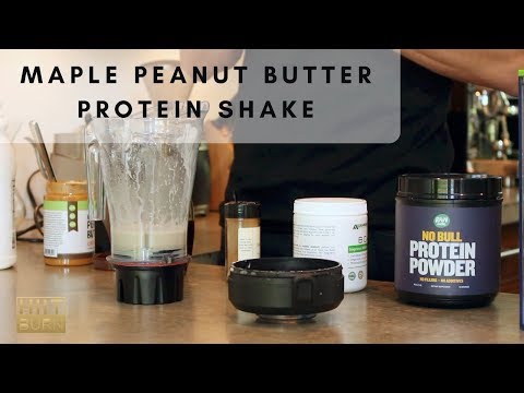 Maple Peanut Butter Protein Shake | No Bull Protein Powder