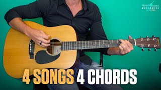 4 SONGS w/ 4 CHORDS