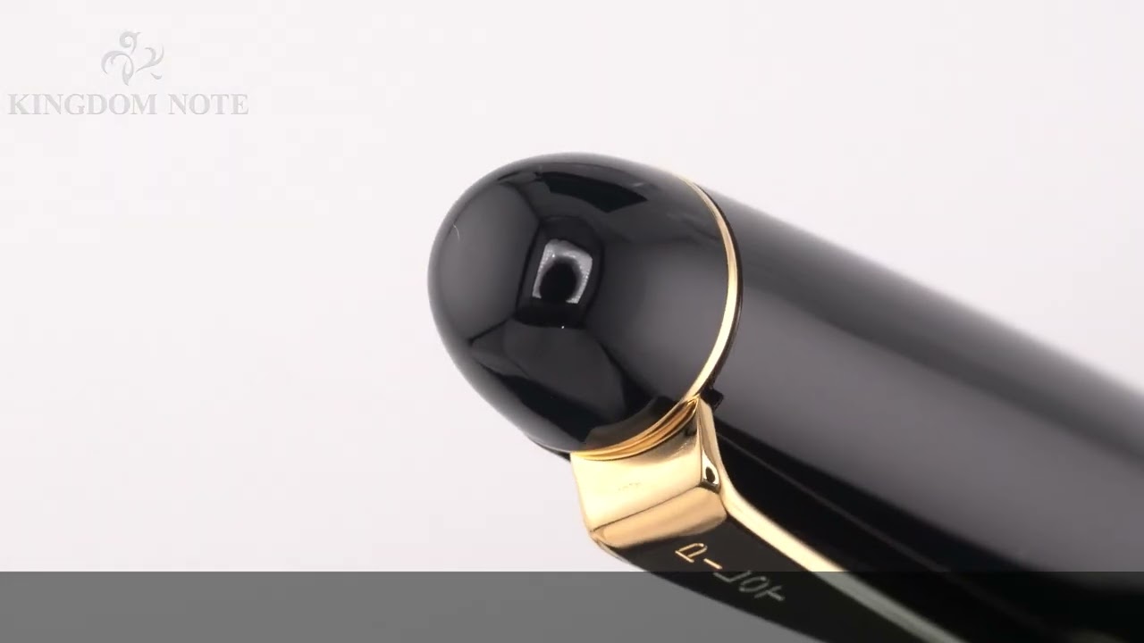 PILOT パイロット 万年筆 カスタム74 ブラック コース - YouTube