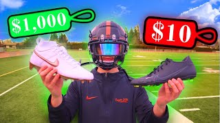 World's CHEAPEST vs most EXPENSIVE Football Products! (Challenge)