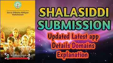UPDATED SHALASIDDI APP SUBMISSION DETAILS