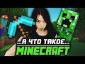 MINECRAFT - А ЧТО ЭТО ТАКОЕ? (ДЕВУШКА ВПЕРВЫЕ ИГРАЕТ В МАЙНКРАФТ)