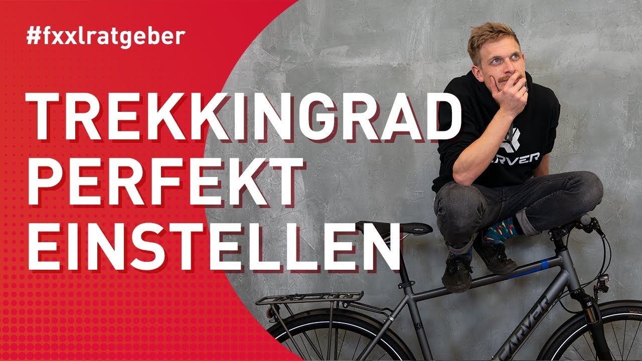 Update Trekkingrad Sitzposition perfekt am Fahrrad auf Dich einstellen
