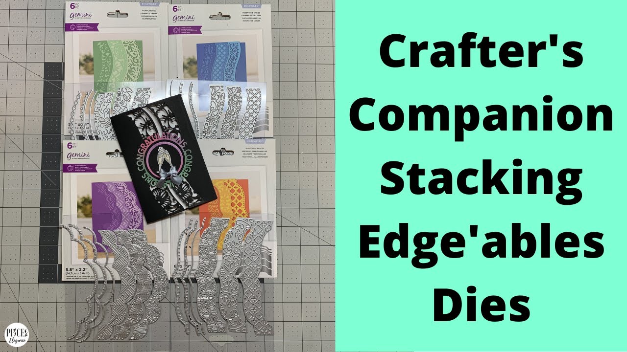 Handmade Card Idea Crafter's Companion Stacking Edges and Curves Edge