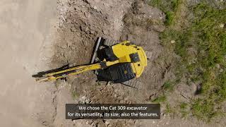 Cat 309 Mini Excavator with Trojan Earthworks