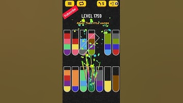 Water sort puzzle level 1759