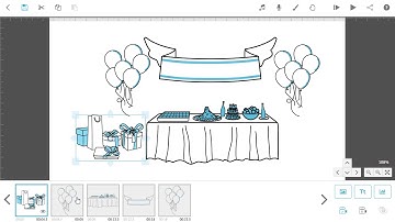 Sparkol VideoScribe - Images appear together and are drawn