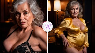 Choose Me | Natural Old Women Over 60 🌹 Attractively Dressed Сlassy  37