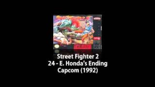 SNES - Street Fighter 2 - 24 - E Hondas Ending
