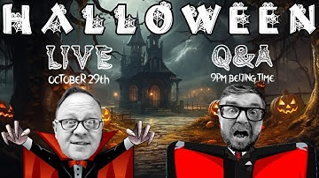 Spooky Halloween LIVE  Q&A To Help With You With Your English Class - ESL Teaching Tips