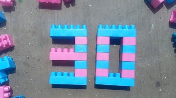 Satisfying diy Number Thirty / ASMR Building blocks lego