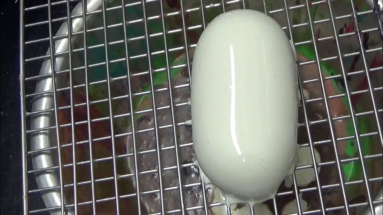 White mirror glaze Recipe YouTube