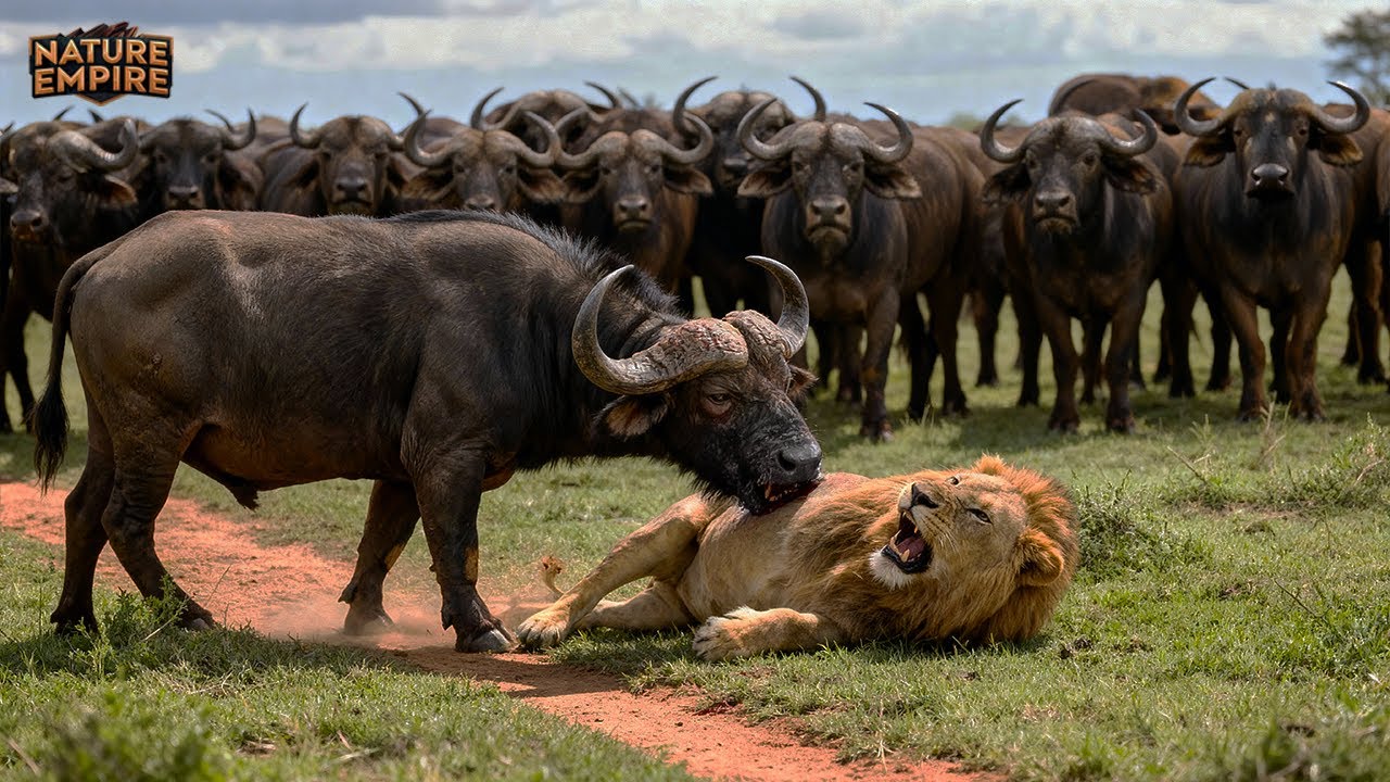 KANLI SAVAN | Bufalolar, Aslanlar ve Sırtlanlar Arasındaki Ebedi Savaş (Tam Belgesel)
