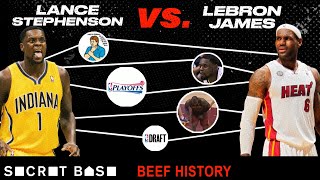 Lance Stephenson didn't follow in LeBron's footsteps, so he spent 6 years bugging him | Beef History