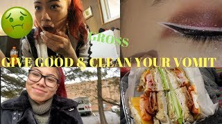 GIVE GOOD & CLEAN UP YOUR VOMIT