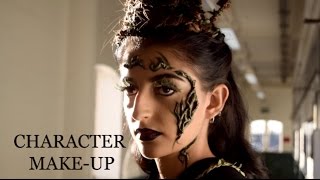 Character Make-up - Foam latex prosthetics application!