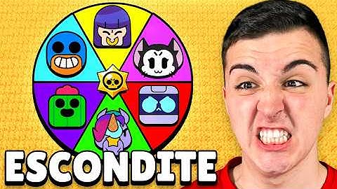 ESCONDITE DE BRAWLERS con RULETA 😱 ¡Minijuegos en Brawl Stars! 👀🚨