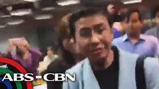 Ressa tries to post bail after arrest