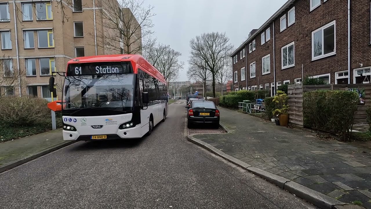 EBS buslijn 61 DELFT STATION - RIJSWIJK STATION | Nieuwe route | 2022