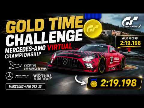 🏆 GT7 Mercedes Virtual Championship GOLD Time! | 2:19.198 at Spa-Francorchamps