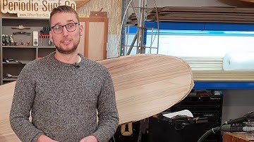 003 - Deck Skin Blanks: Pt2 Longer deck skins - (2020 Build Guide) How to make a wooden surfboard