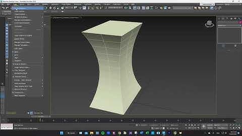Intro to 3ds Max - Lesson 2a Modifiers - Intro adding taper to box