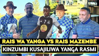 TAZAMA RAIS WA YANGA ALIVYOKUTANA NA RAIS WA TP MAZEMBE LEO/USAJILI WA KINZUMBI UMEKAMILIKA?/MAJIBU