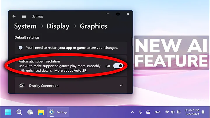 Nouvelle fonctionnalité de Super Résolution IA de Windows 11 24 H2 : Comment l'activer