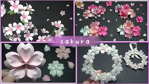 春の飾り 桜の花の作り方 Diy How To Make Cherry Blossoms Mp3