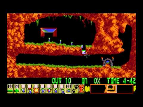 Play NES Lemmings (USA) Online in your browser 