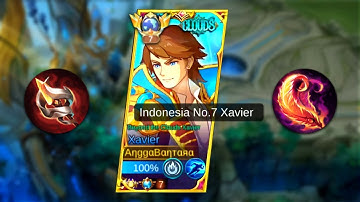 21 WINSTREAK RANKED!! | XAVIER BEYOND THE CLOUDS SKIN IS BACK!! | GLOBAL XAVIER BUILD & EMBLEM MLBB